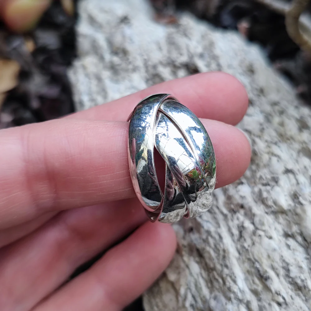 Anello a fascia in argento 925 - AKAR - Image 4