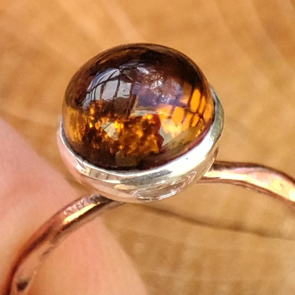 Anello a fascia in argento 925 con pietra - TIRUPATI - Image 14