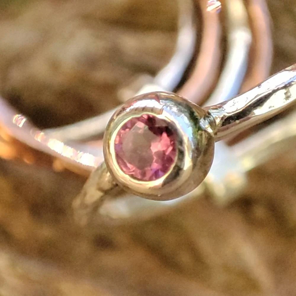 Anello a fascia in argento 925 con pietra - TIRUPATI - Image 18
