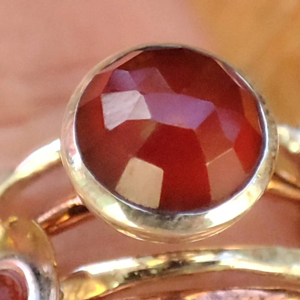 Anello a fascia in argento 925 con pietra - TIRUPATI - Image 23