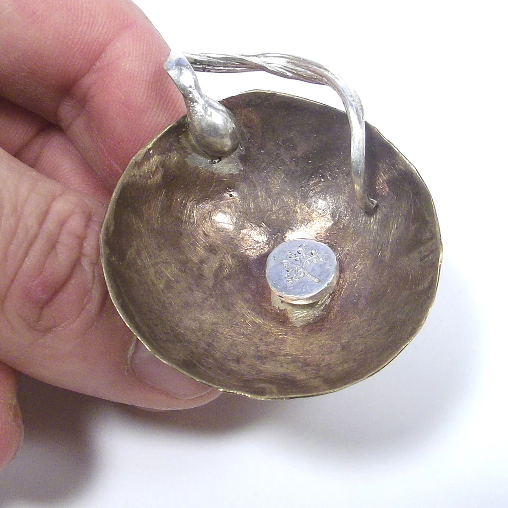 Anello ALBERO della VITA - SERPENTE bronzo e argento - bronzeage1968 - Image 3