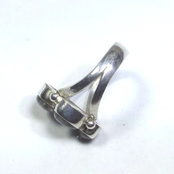 ANELLO argento con Labradorite cabouchon - RIMO - Image 3