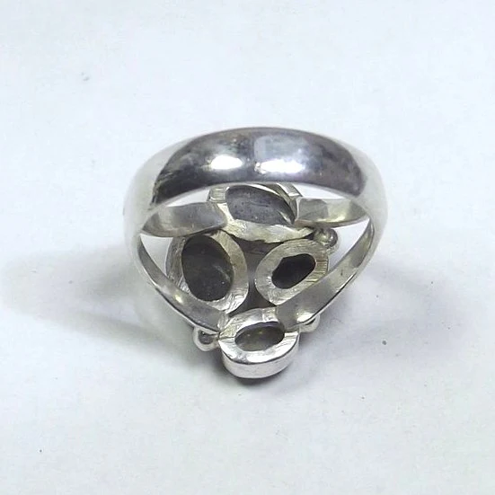 ANELLO argento con Labradorite cabouchon - RIMO - Image 4