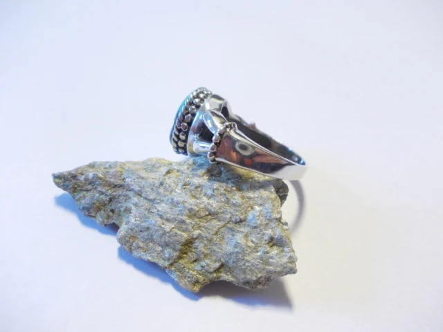 Anello in argento 925 con Turchese - VIDISHA - Image 3