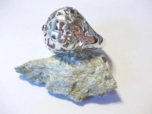 ANELLO argento e ametista sfaccettato - Image 3