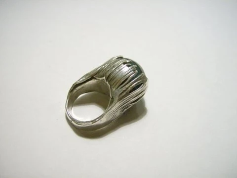 Anello argento turmalina blu (indicolite) - Image 4