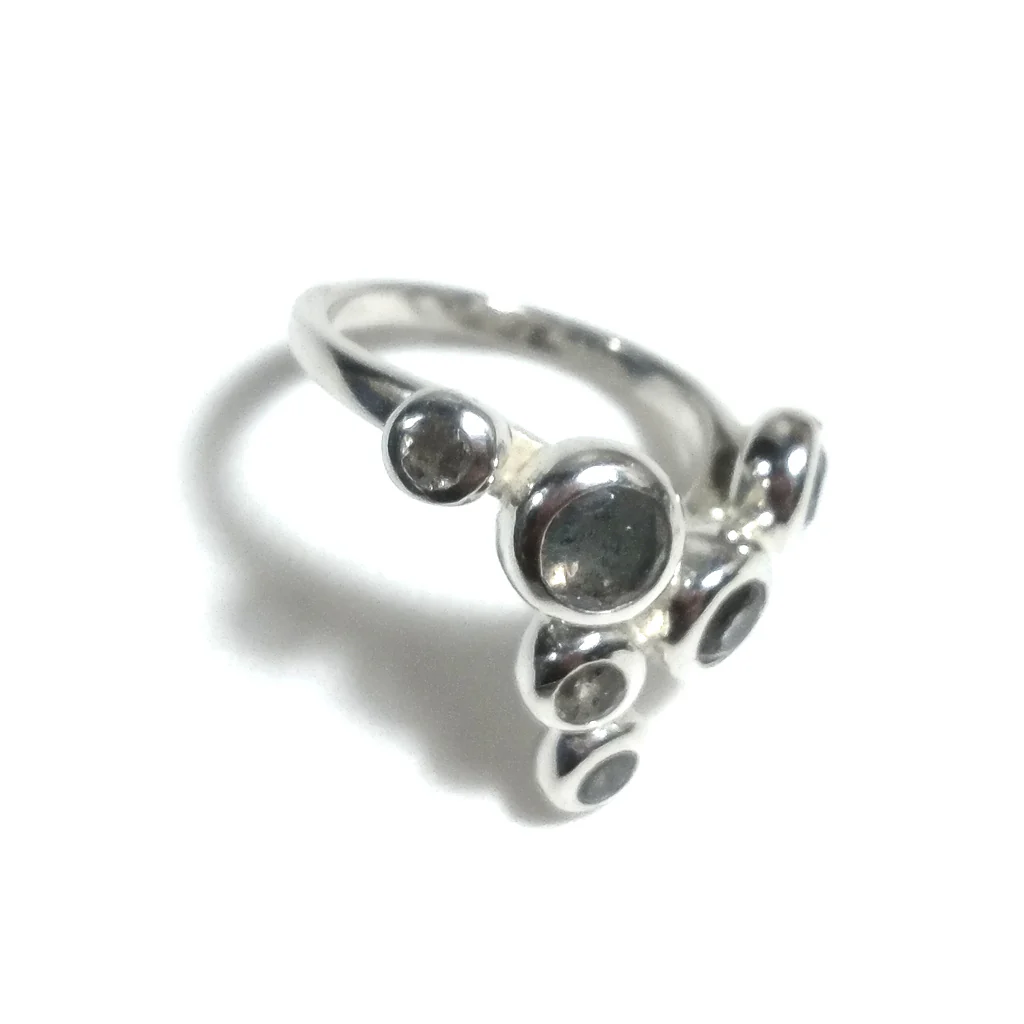 ANELLO artigianale in argento 925 Anello con pietra Labradorite - Image 3