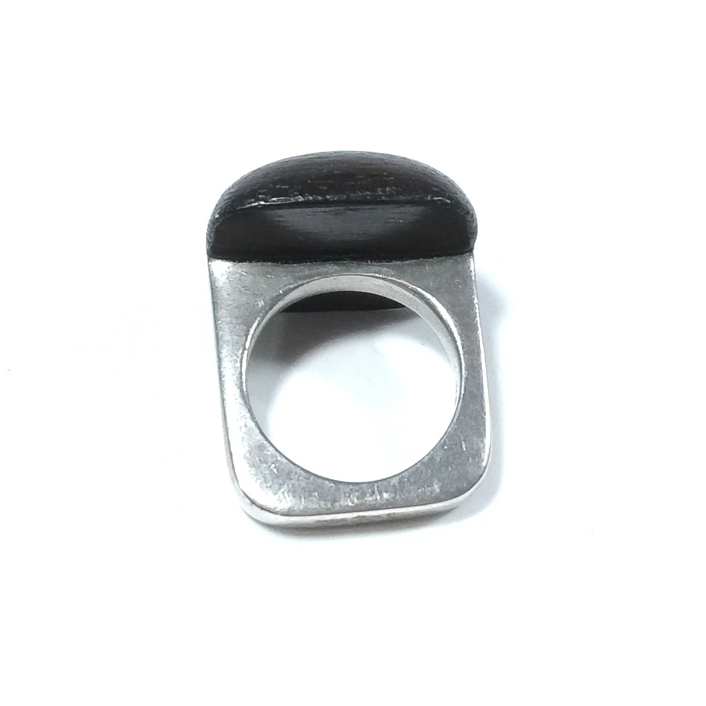 WOOD – Anello in Argento e Mogano - Image 3