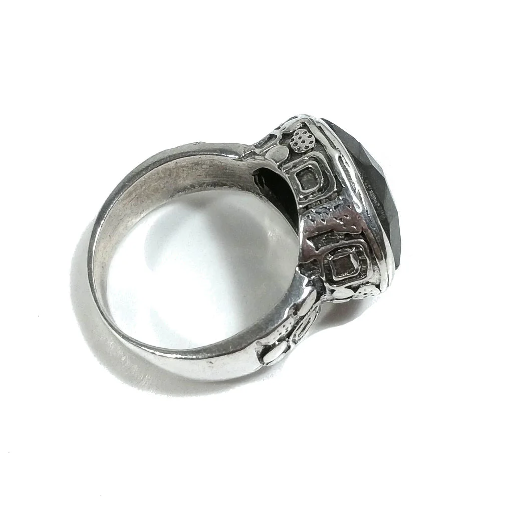 ANELLO artigianale in argento 925 con Labradorite - Image 3