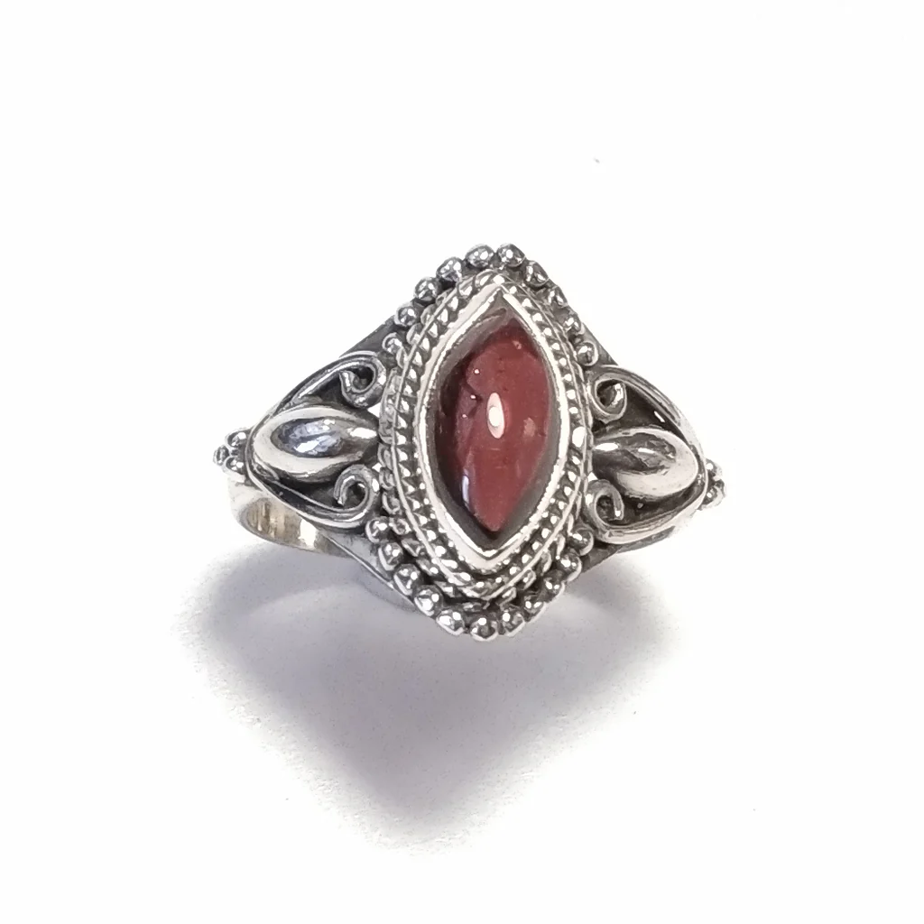 ANELLO artigianale in argento 925 con Pietra di Luna - DIANA - Image 14