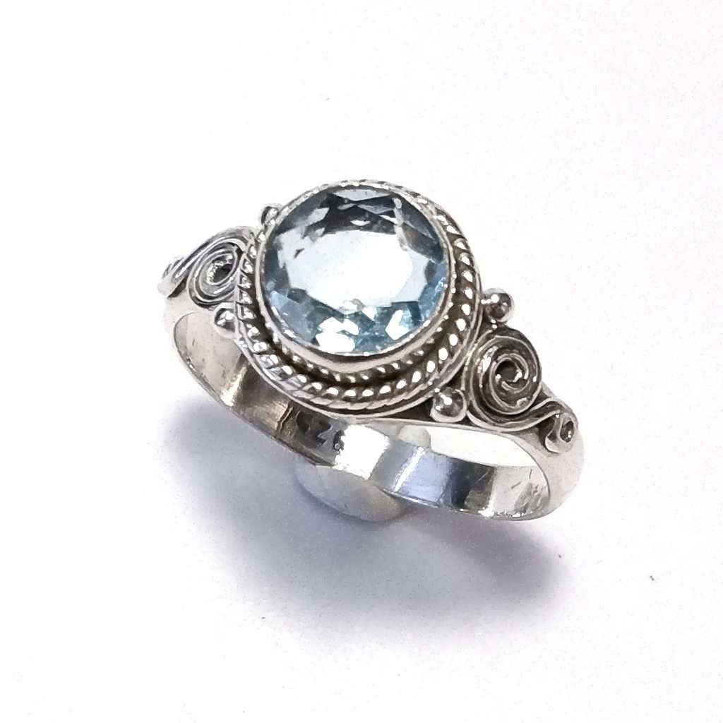 ANELLO artigianale in argento 925 con Pietra di Luna