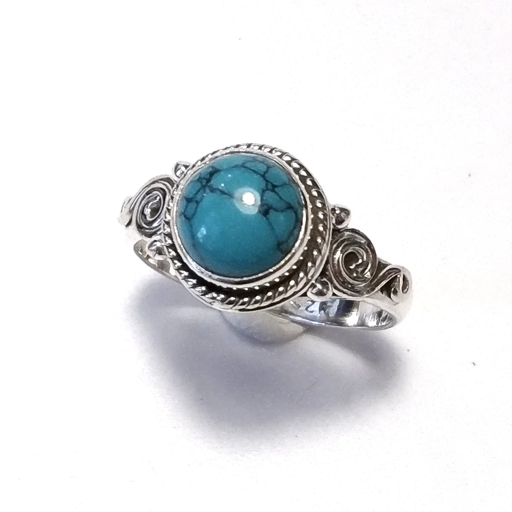 ANELLO artigianale in argento 925 con Pietra di Luna - Image 9
