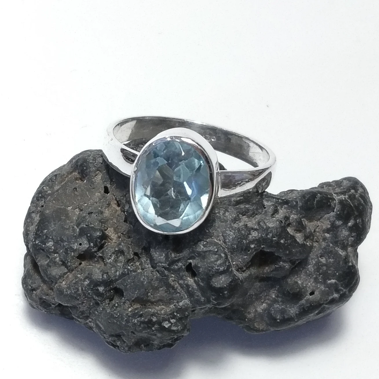 ANELLO artigianale in argento 925 con Radice di Rubino, Ametista - Image 4