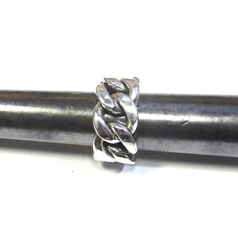 ANELLO CATENA groumette argento uomo/donna - Image 3