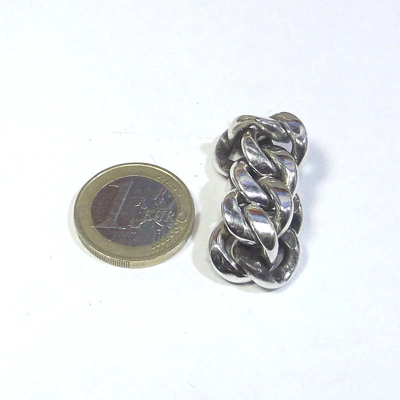 ANELLO CATENA groumette argento uomo/donna - Image 4