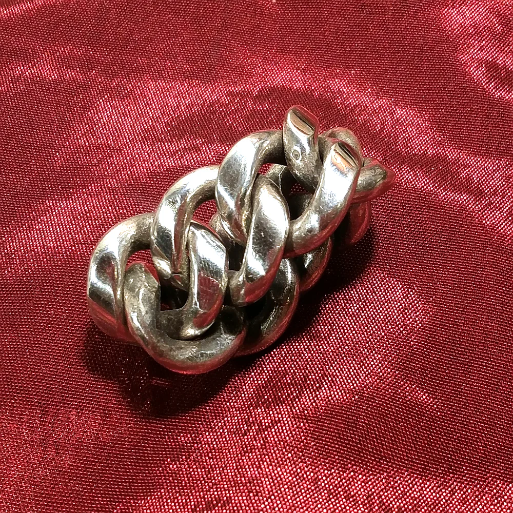 ANELLO CATENA gourmette uomo/donna misura 25 - Image 4