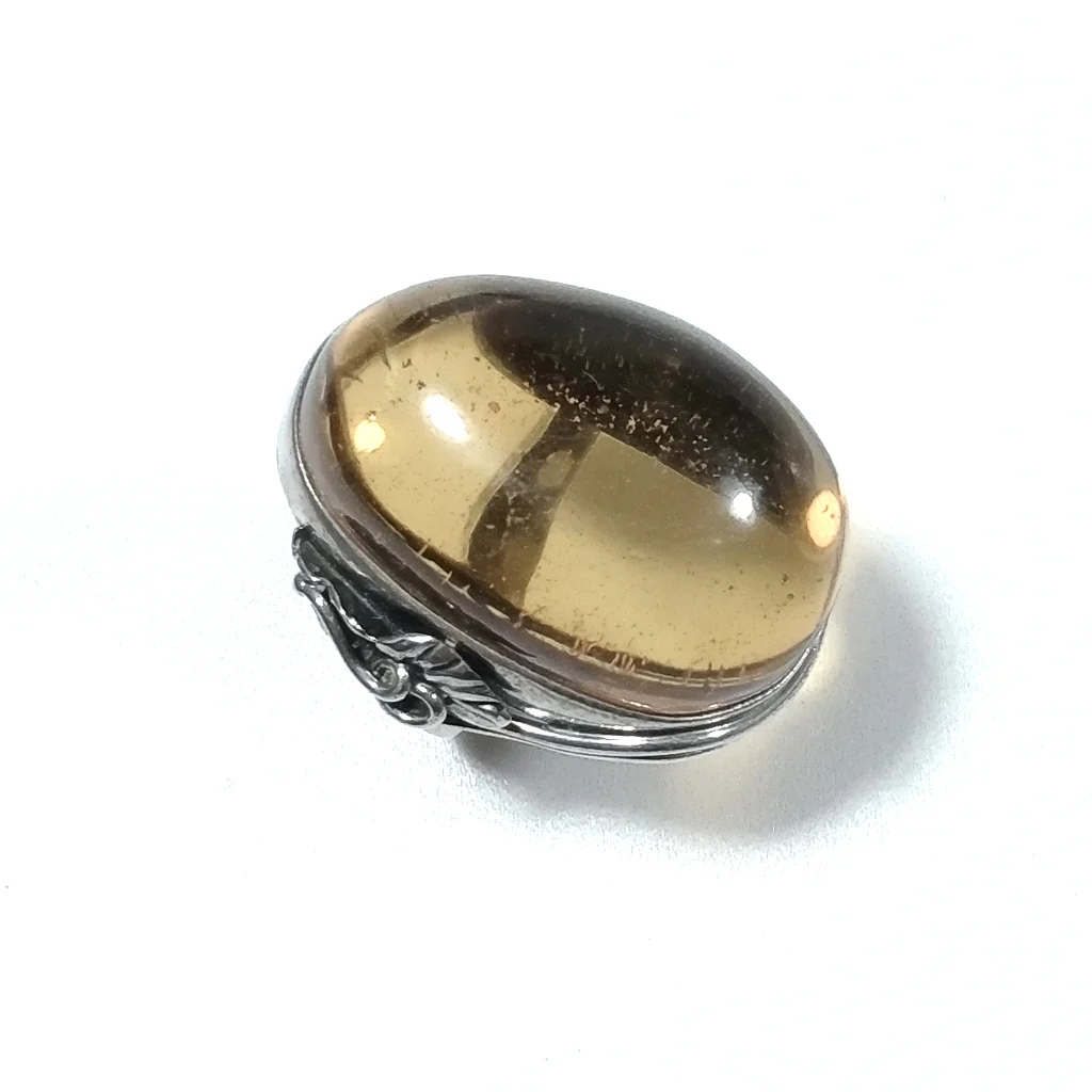 Anello con pietra in argento 925 ANELLO artigianale Ambra | GIOIELLI IN ARGENTO - Image 8