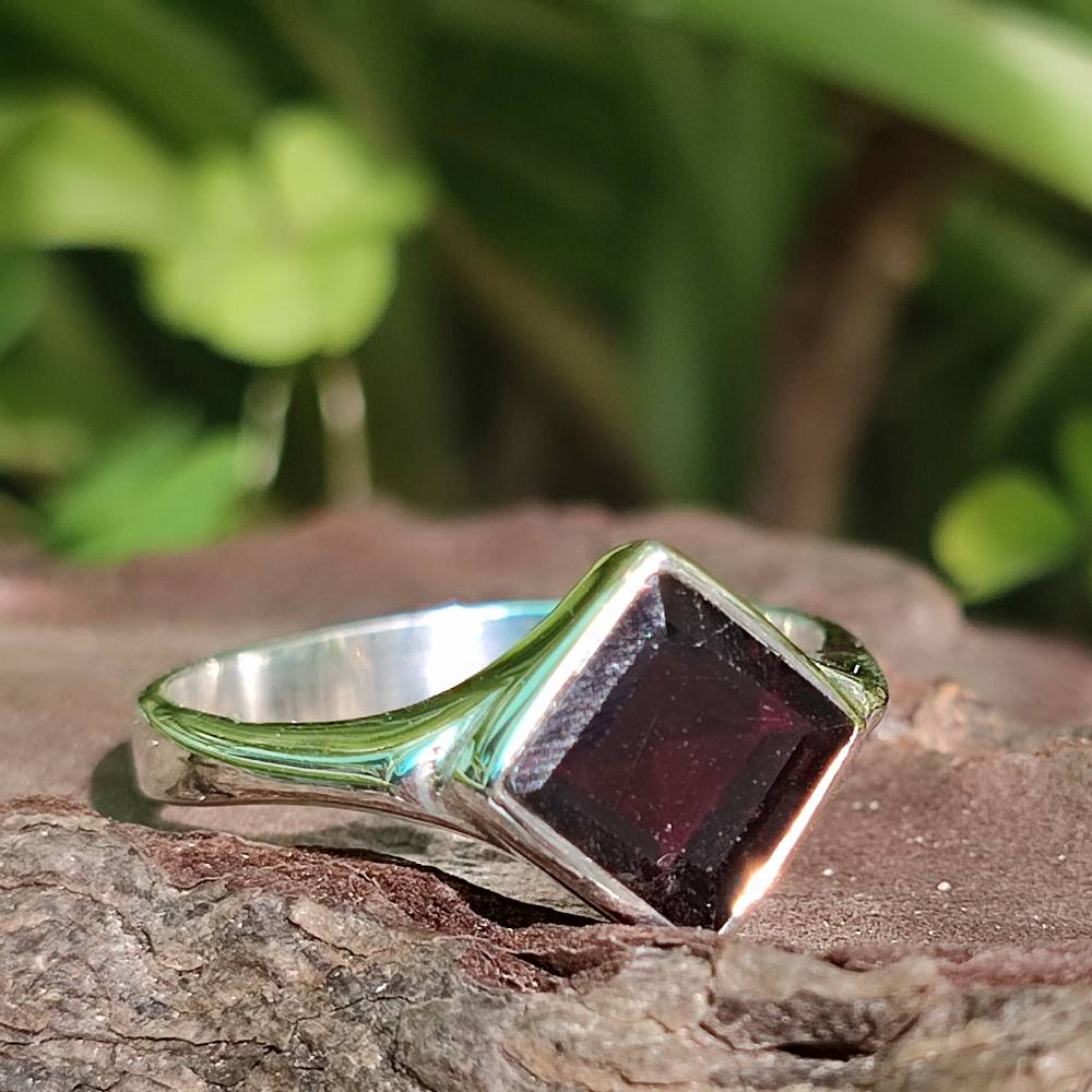 Anello con pietra in argento 925 - BASHIA - Image 11
