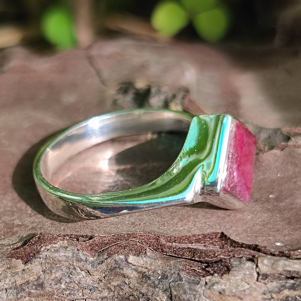 Anello con pietra in argento 925 - BASHIA - Image 6