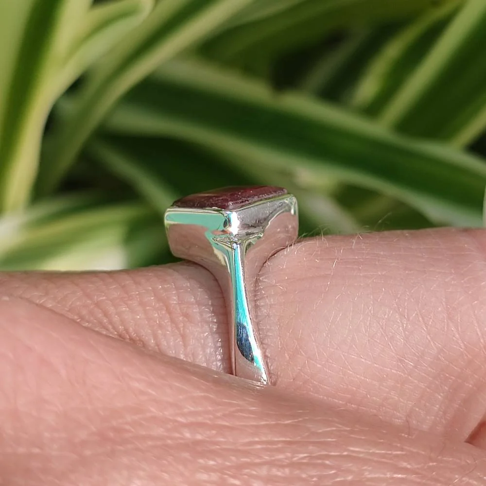 Anello con pietra in argento 925 - BASHIA - Image 8