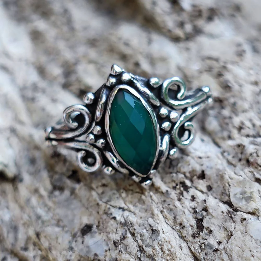 Anello con pietra in argento 925 - CHOMU - Image 15