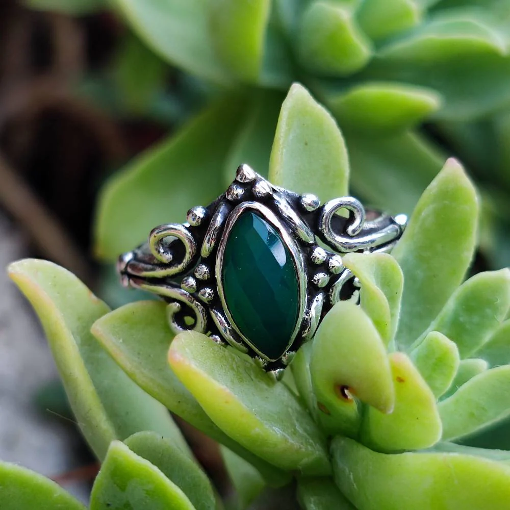 Anello con pietra in argento 925 - CHOMU - Image 16