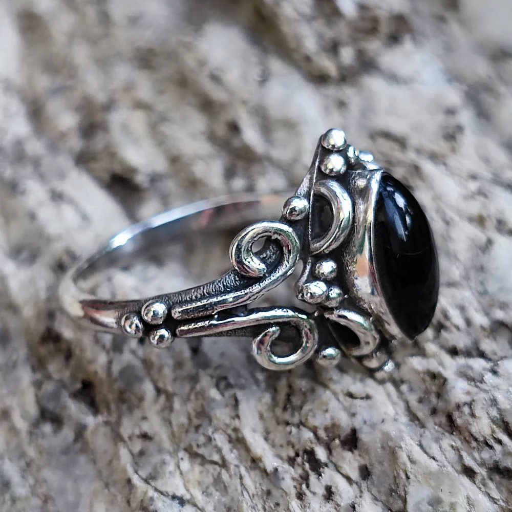 Anello con pietra in argento 925 - CHOMU - Image 8