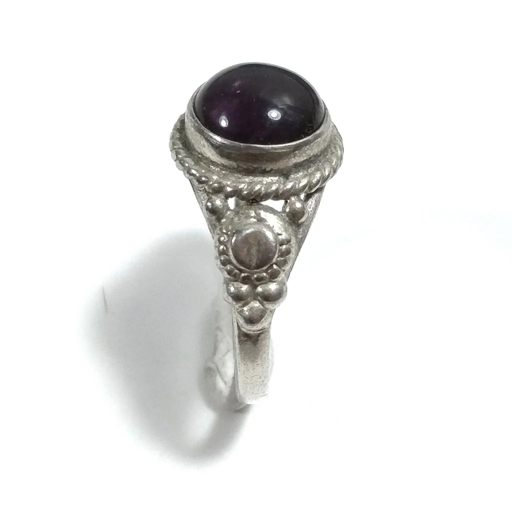 Anello con pietra in argento 925 con Ametista | GIOIELLI IN ARGENTO - Image 2