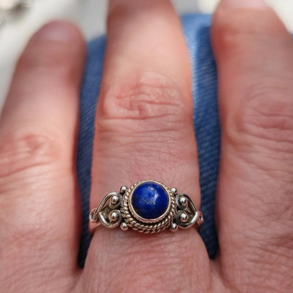 Anello argento 925 con pietra tonda - NAWAL - Image 15