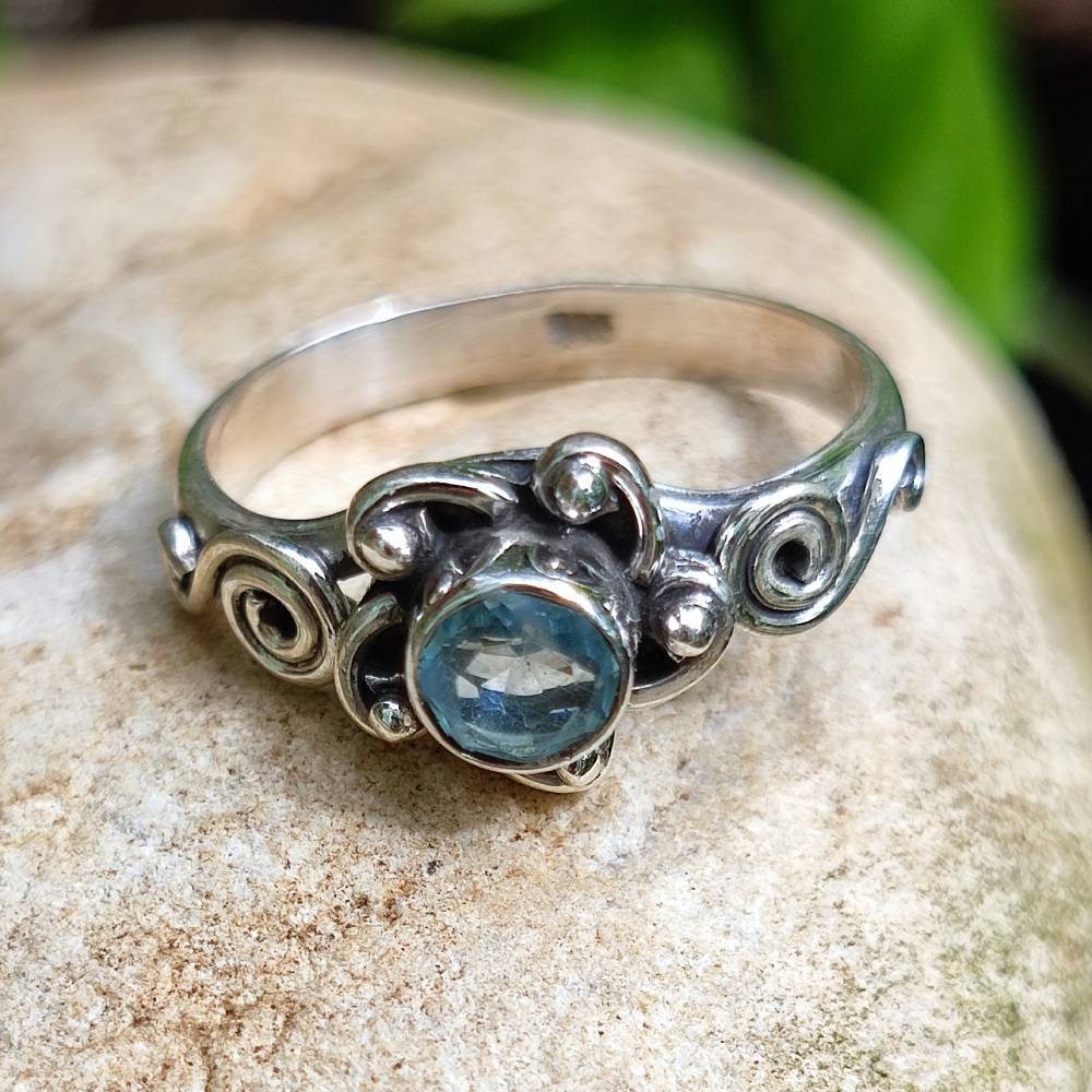 Anello con pietra in argento 925 GURUDAS - Image 3