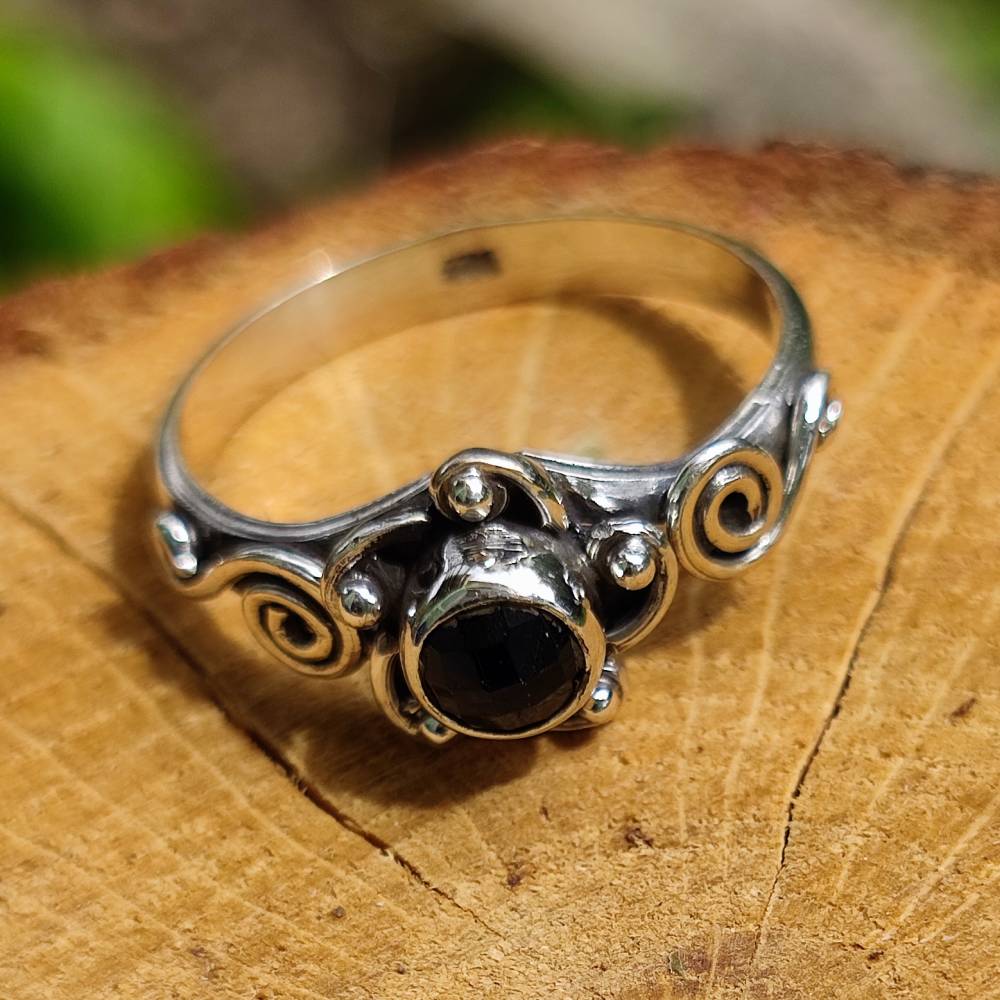 Anello con pietra in argento 925 GURUDAS - Image 7