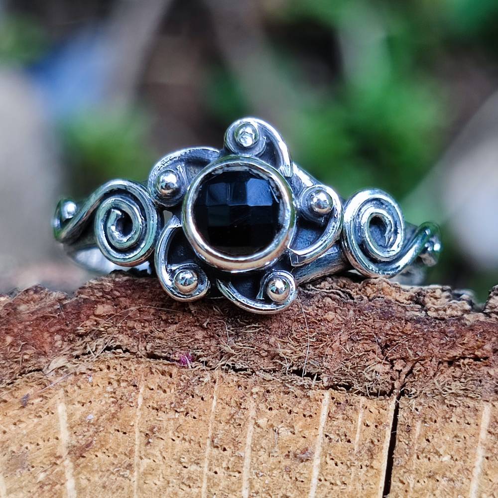 Anello con pietra in argento 925 GURUDAS - Image 8