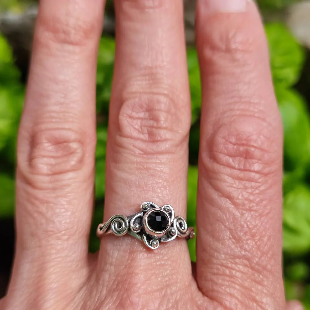 Anello con pietra in argento 925 GURUDAS - Image 9
