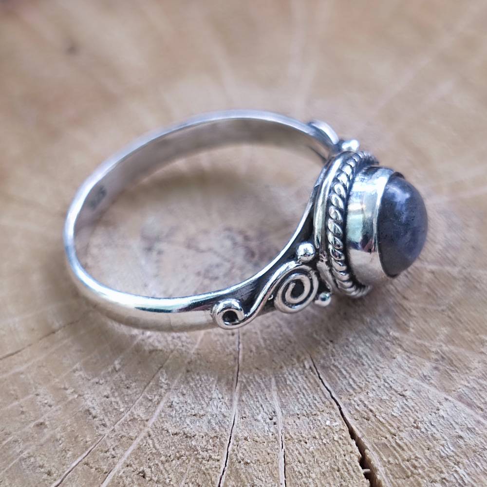 Anello con pietra in argento 925 - DEOGHAR - Image 4