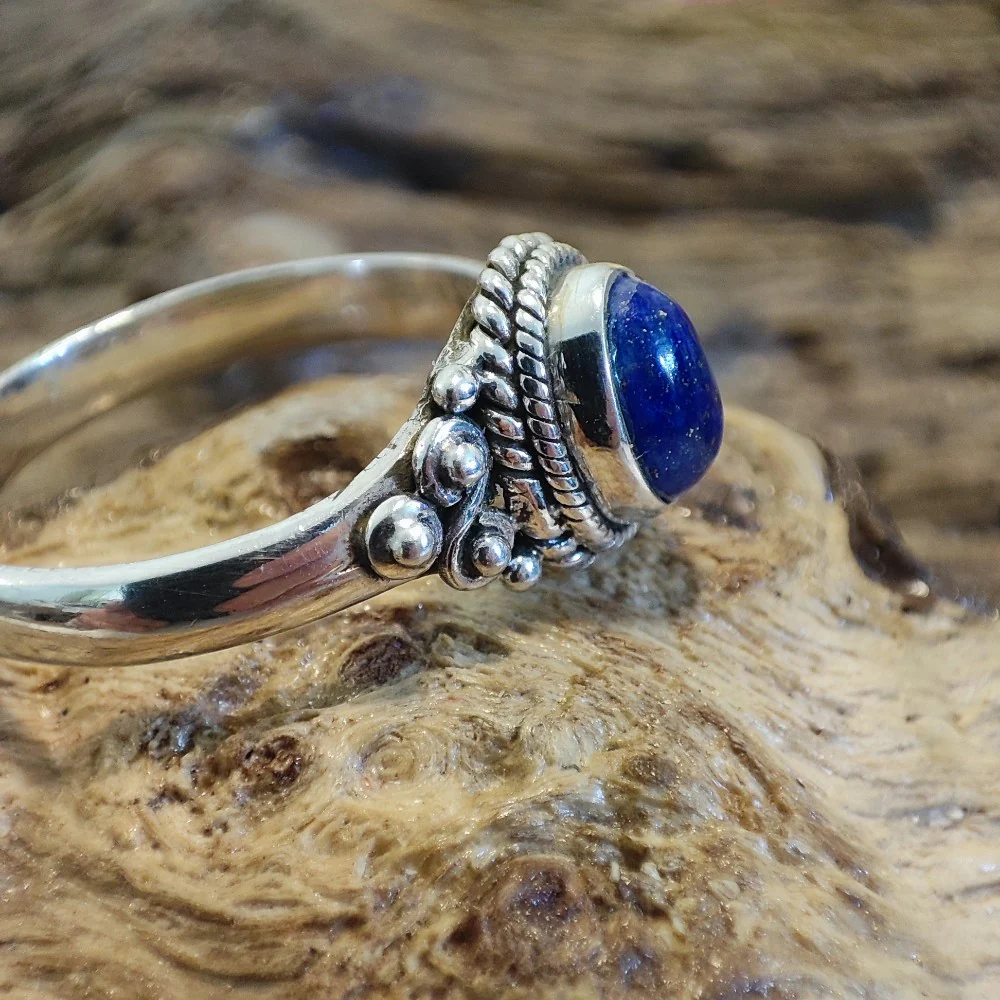 Anello con pietra in argento 925 - DRUAM - Image 3