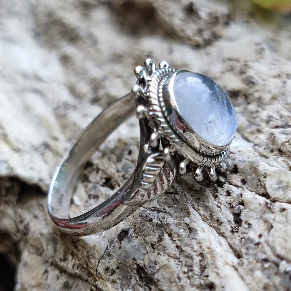 Anello con pietra in argento 925 - ITMA - Image 4