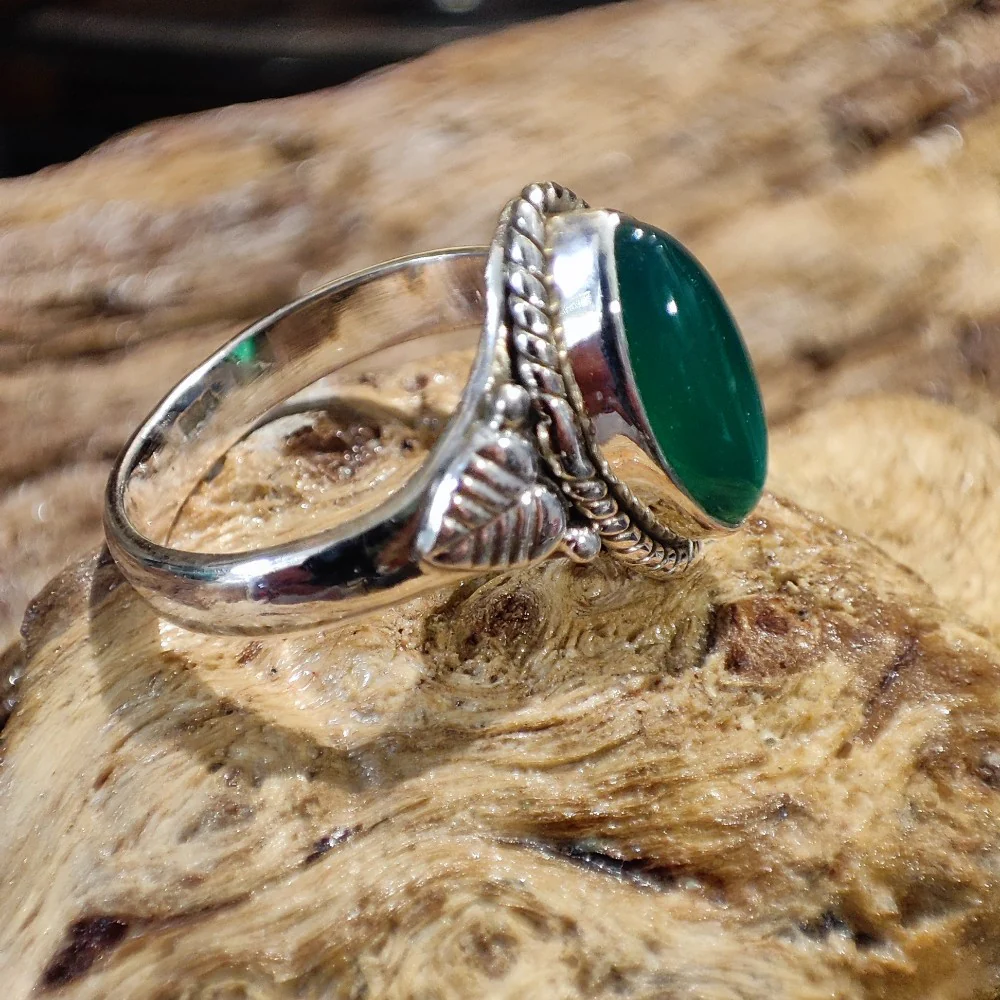 Anello con pietra in argento 925 - RITSWAT - Image 3