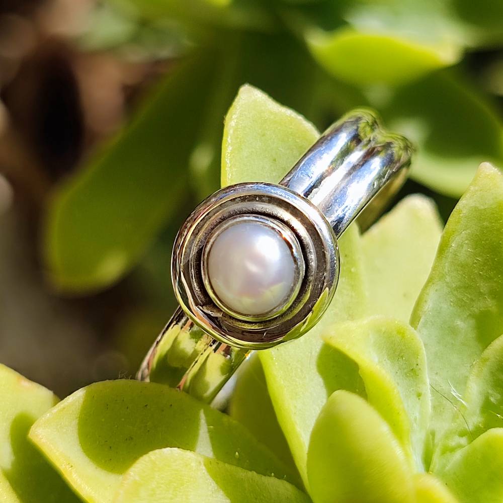 Anello con pietra in argento 925 - WAYANAD - Image 15