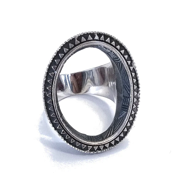 ANELLO ETNICO DULARI in argento 925 ANELLO artigianale | ANELLO ARGENTO