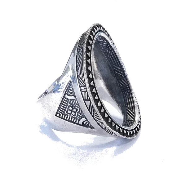 ANELLO ETNICO DULARI in argento 925 ANELLO artigianale | ANELLO ARGENTO - Image 2