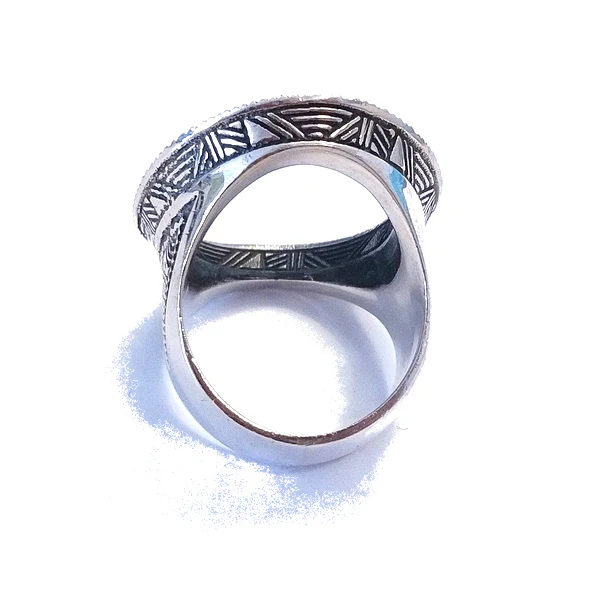ANELLO ETNICO DULARI in argento 925 ANELLO artigianale | ANELLO ARGENTO - Image 3