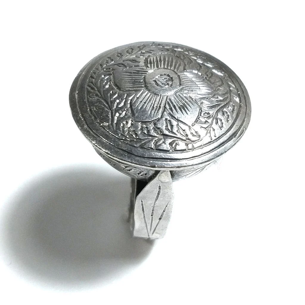 ANELLO ETNICO in argento 925 Anello SIGILLO | GIOIELLI ETNICI - Image 2