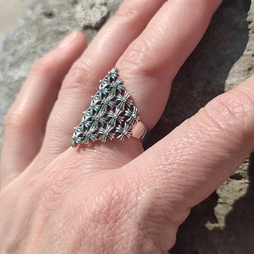 Anello etnico in argento 925 - CHECHI - Image 3
