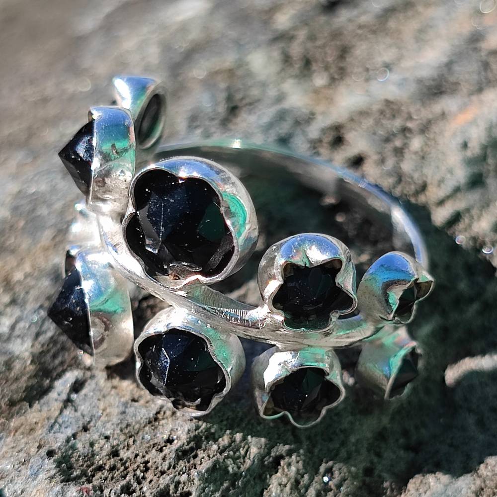 Anello etnico in argento 925 con pietra - SHRIBALAJI - Image 6