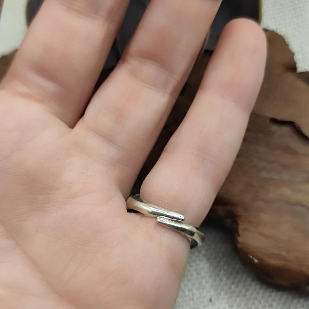 ANELLO etnico in argento 925 con pietra - TENDU - Image 5