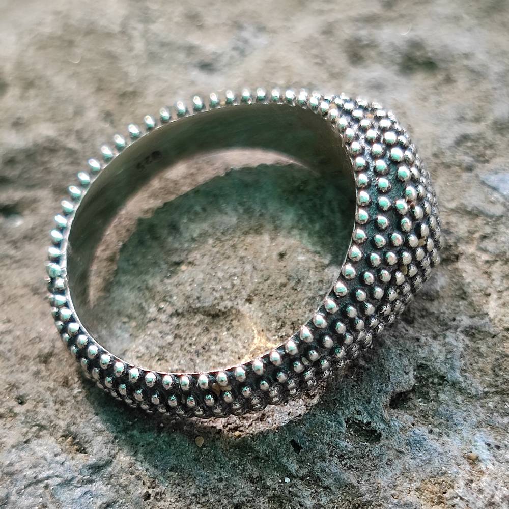 Anello etnico in argento 925 - HAMIRA - Image 3