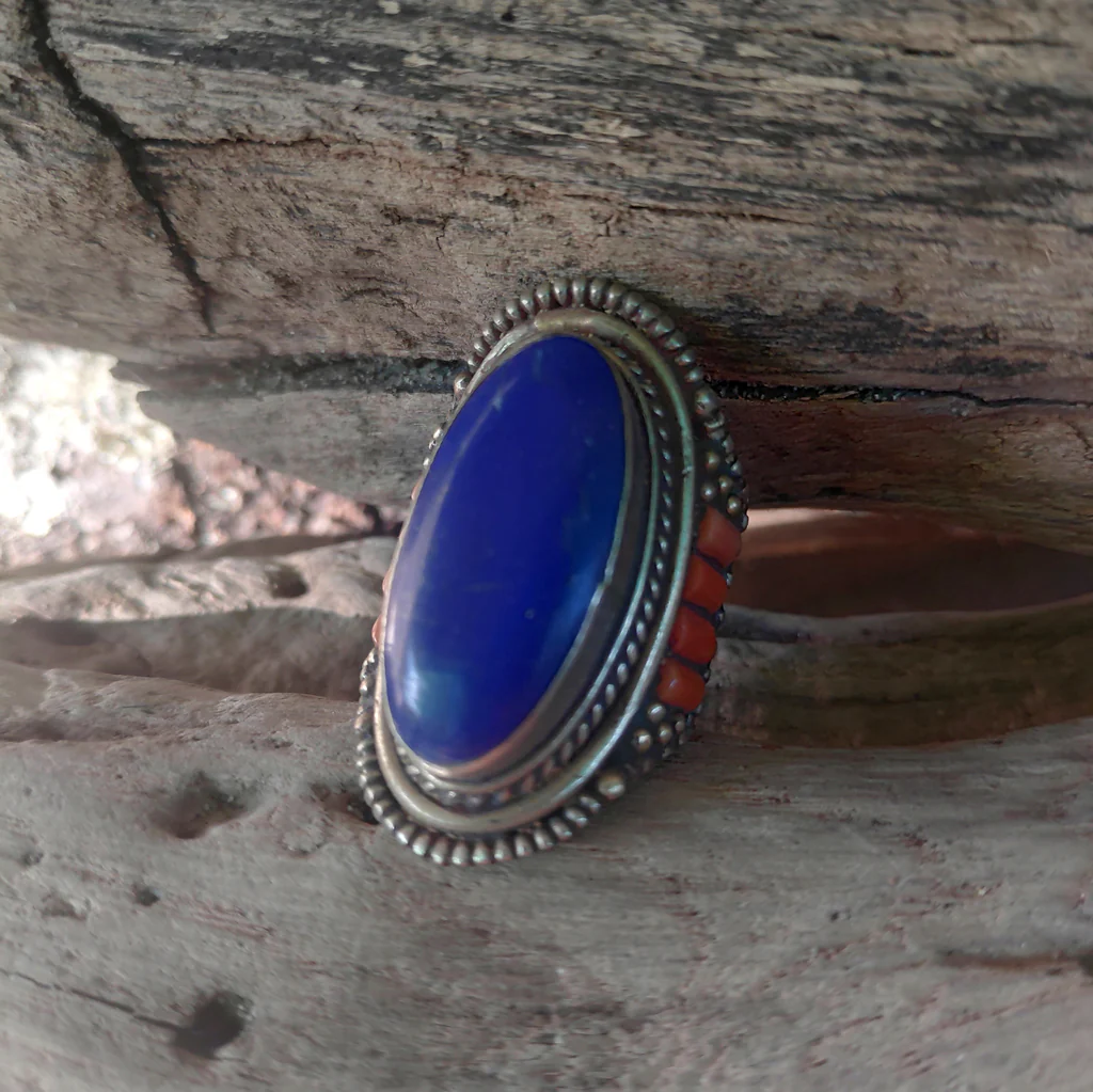 ANELLO ETNICO in metallo bianco - NAMERI - Image 3