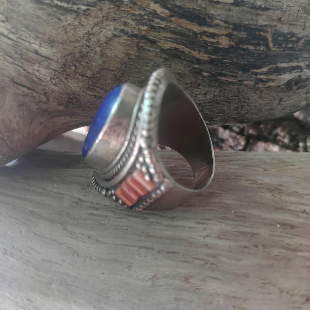 ANELLO ETNICO in metallo bianco - NAMERI - Image 5