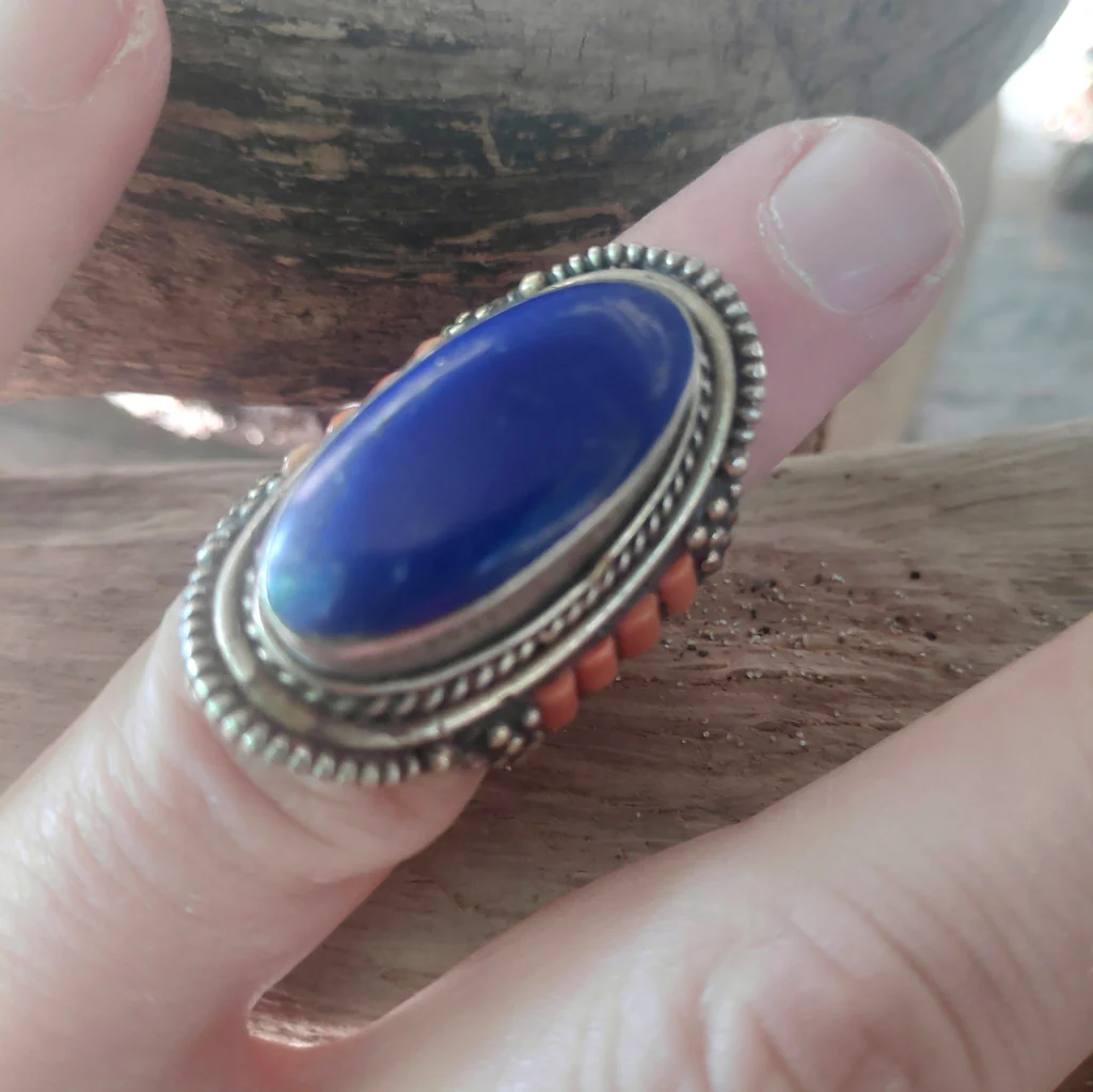 ANELLO ETNICO in metallo bianco - NAMERI - Image 8
