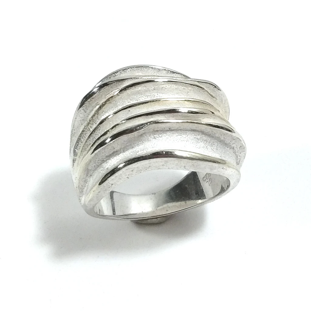 Anello fascia in argento 925 Anello d'argento | GIOIELLI ARGENTO | FASCIA satinata - Image 5